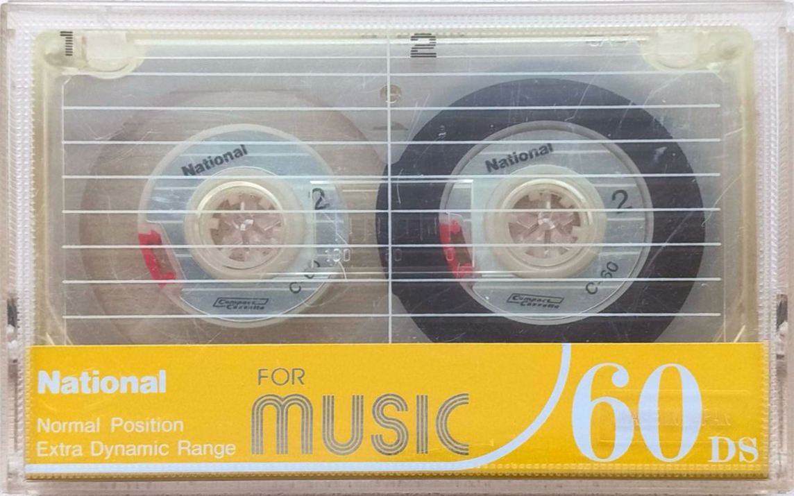 Compact Cassette National DS 60 "RT-DS(Y)" Type I Normal 1982 Japan