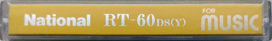 Compact Cassette National DS 60 "RT-DS(Y)" Type I Normal 1982 Japan