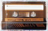 Compact Cassette National 60 "AN" Type I Normal Japan