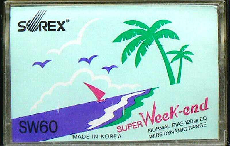 Compact Cassette Sorex 60 "SV Super Week-End" Type I Normal 1988 South Korea