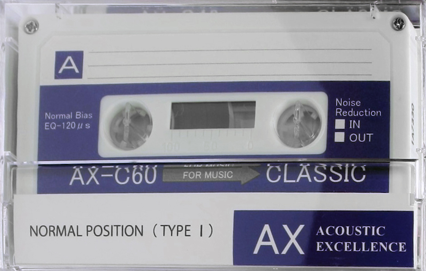 Compact Cassette Classic AX / Blue 60 Type I Normal 2020 Worldwide