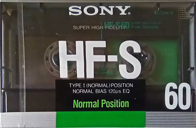 Compact Cassette Sony HF-S 60 Type I Normal 1988 Japan