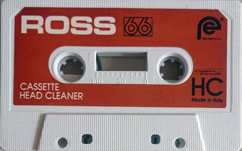 Compact Cassette Ross 66 Cleaning Cassette USA