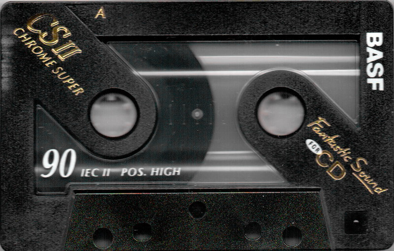 Compact Cassette BASF CS II Chrome Super 90 Type II Chrome 1995 Europe