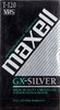 VHS, Video Home System Maxell GX-Silver 120 Type II Chrome 1988 USA
