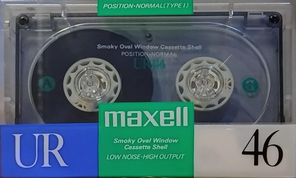 Compact Cassette Maxell UR 46 Type I Normal 1988 Japan