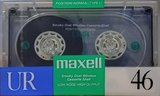 Compact Cassette Maxell UR 46 Type I Normal 1988 Japan