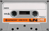 Compact Cassette Hitachi 46 Type I Normal 1976 Japan