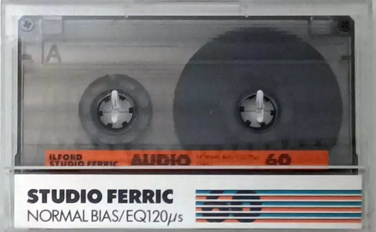 Compact Cassette Ilford 60 "Studio Ferric" Type I Normal 1982 Europe