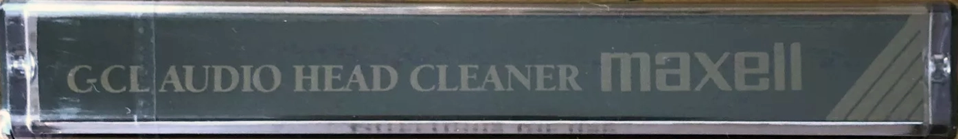 Compact Cassette Maxell "C-CL" Cleaning Cassette USA
