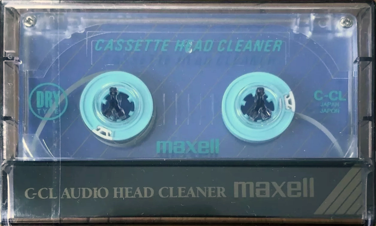 Compact Cassette Maxell "C-CL" Cleaning Cassette USA