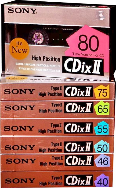 Compact Cassette: Sony  - CDix II 75