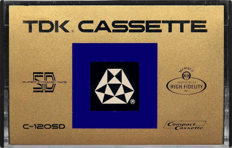 Compact Cassette TDK SD 120 "C-120SD" Type I Normal 1971 USA