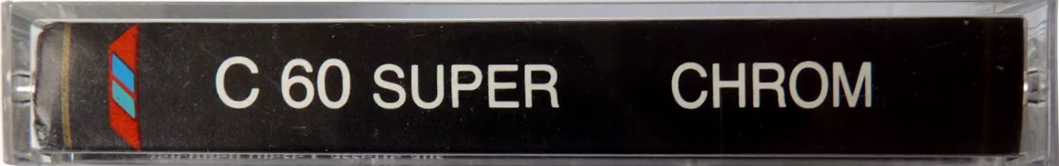 Compact Cassette Mark II Super Chrom 60 Type II Chrome 1985 Germany