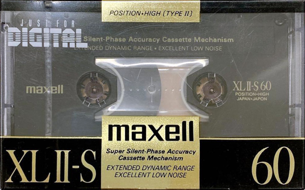 Compact Cassette Maxell XLII-S 60 Type II Chrome 1990 Japan