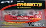 Compact Cassette Digitech 90 Type I Normal 1998 USA