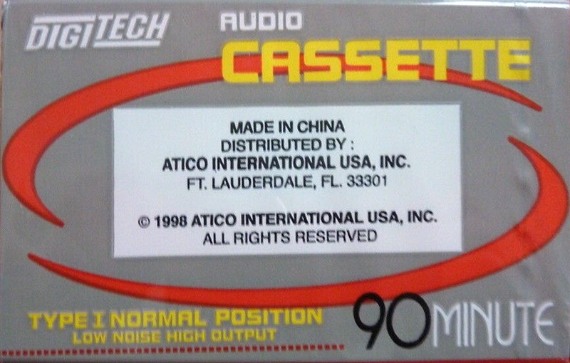 Compact Cassette: Unknown Digitech -  90