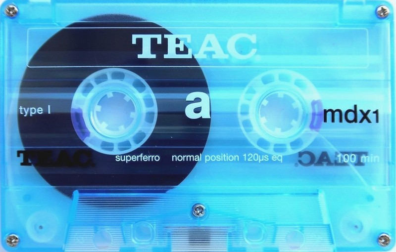 Compact Cassette Teac MDX1 100 Type I Normal Worldwide