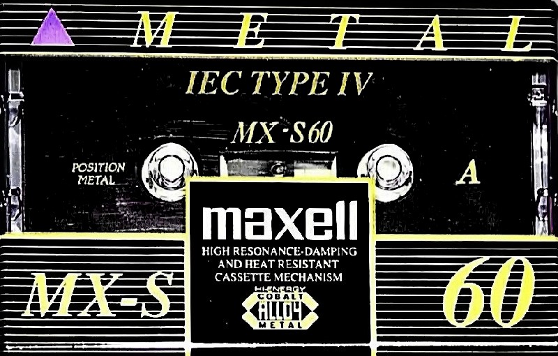 Compact Cassette: Maxell / Hitachi Maxell - MX-S 60