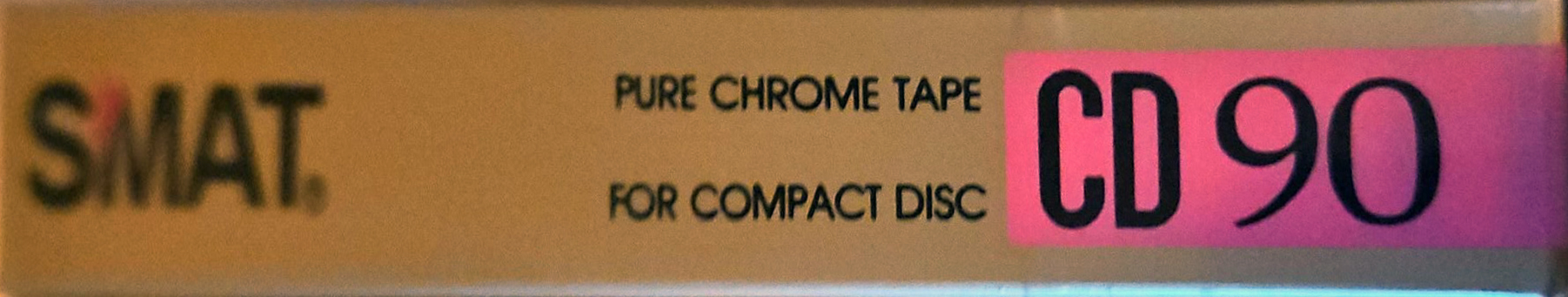 Compact Cassette Smat CD 90 Type I Normal 1990 North America