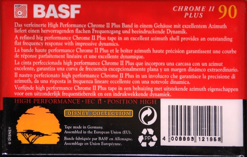 Compact Cassette: BASF  - Chrome II Plus 90