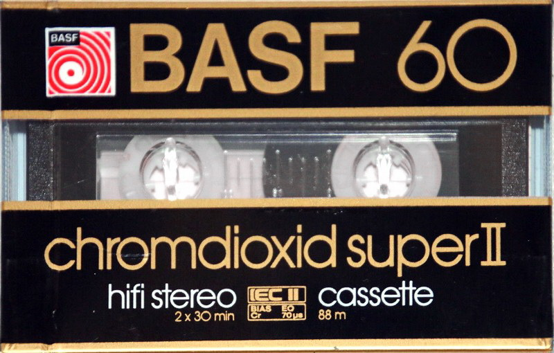 Compact Cassette: BASF  - Chromdioxid Super II 60