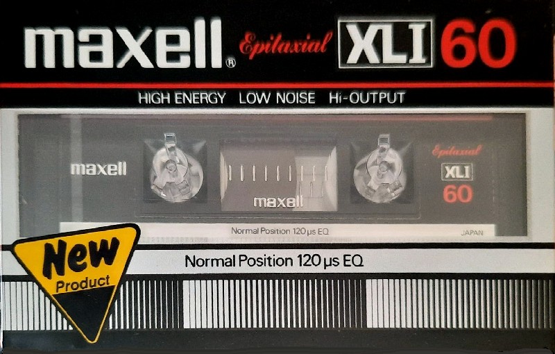 Compact Cassette Maxell XLI 60 Type I Normal 1986 Japan