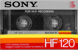 Compact Cassette Sony HF 120 Type I Normal 1983 Europe