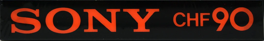 Compact Cassette Sony CHF 90 Type I Normal 1978 Germany