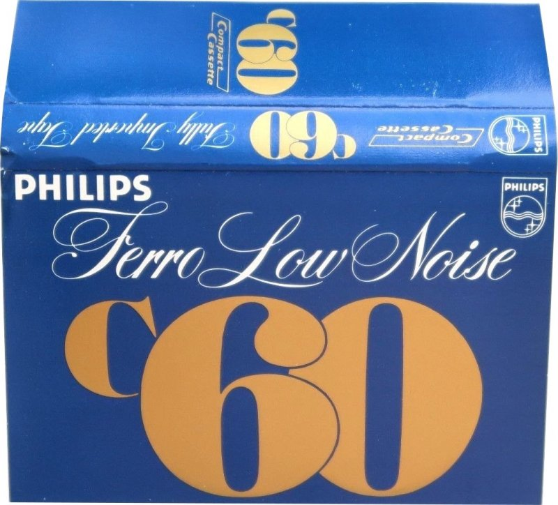 Compact Cassette Philips Ferro 60 Type I Normal 1977 Hong Kong