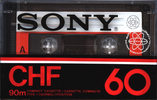 Compact Cassette Sony CHF 60 Type I Normal 1978 Iran