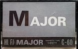 Compact Cassette Major 60 Type I Normal 1981 Hong Kong