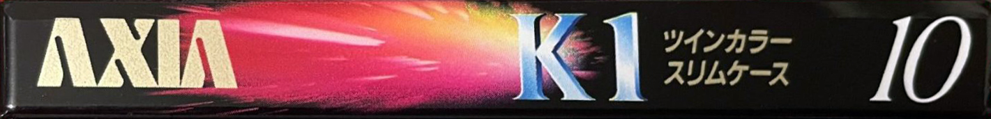 Compact Cassette AXIA K1 10 "K1B 10" Type I Normal 1995 Japan