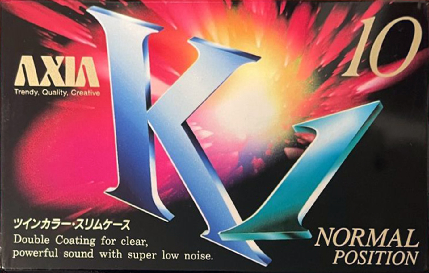 Compact Cassette AXIA K1 10 "K1B 10" Type I Normal 1995 Japan