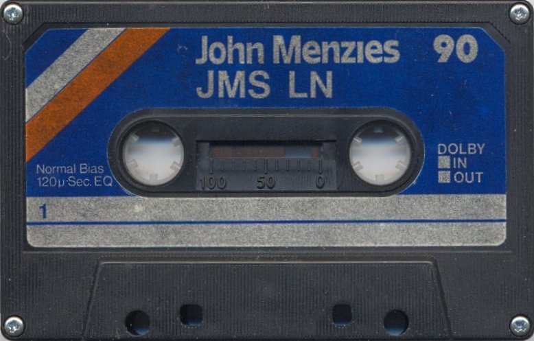 Compact Cassette John Menzies 90 "JMS LN" Type I Normal 1979 UK