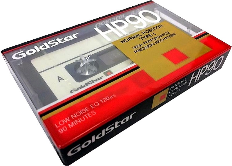 Compact Cassette Goldstar HP 90 Type I Normal 1989 USA