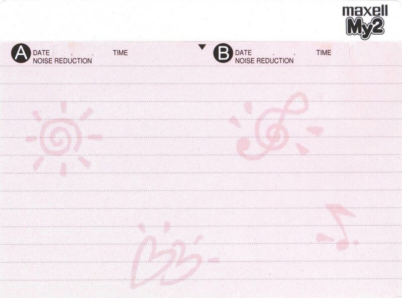 Compact Cassette Maxell My2 50 "MY2-50" Type II Chrome 1997 Japan