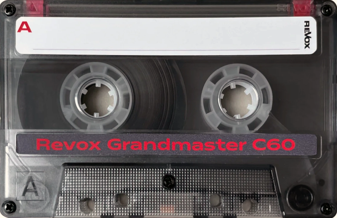 Compact Cassette Revox Grandmaster 60 Type I Normal 2025 Worldwide
