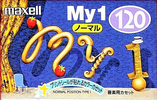 Compact Cassette Maxell My1 120 "MY1-120M" Type I Normal 1999 Japan