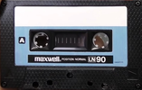 Compact Cassette Maxwell LN 90 Type I Normal Singapore