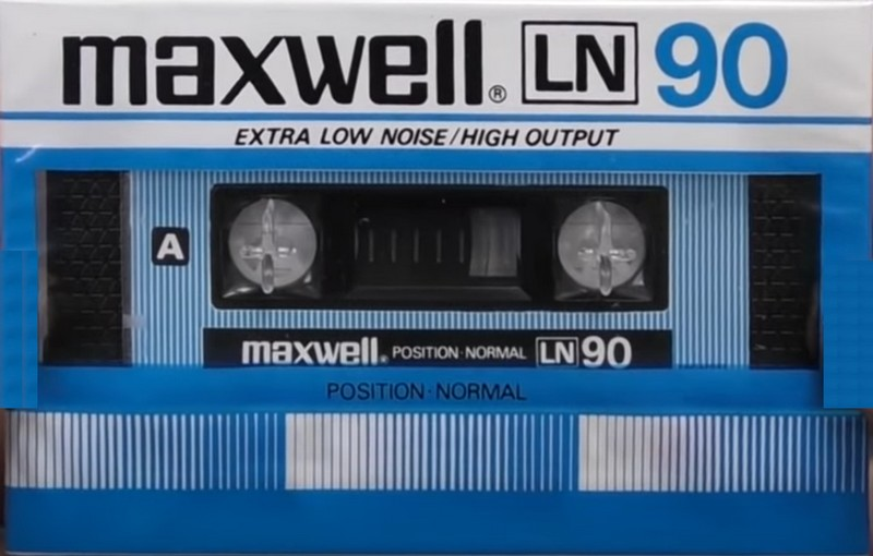 Compact Cassette Maxwell LN 90 Type I Normal Singapore