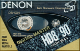 Compact Cassette Denon HD8 90 "HD8-90SE" Type II Chrome 1990 Worldwide