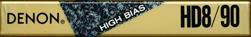 Compact Cassette Denon HD8 90 "HD8-90SE" Type II Chrome 1990 Worldwide