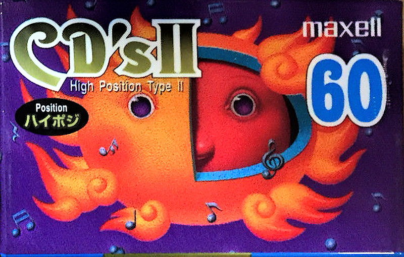 Compact Cassette Maxell CD`s II / CD`s 2 60 "CDS2-60J" Type II Chrome 1995 Japan
