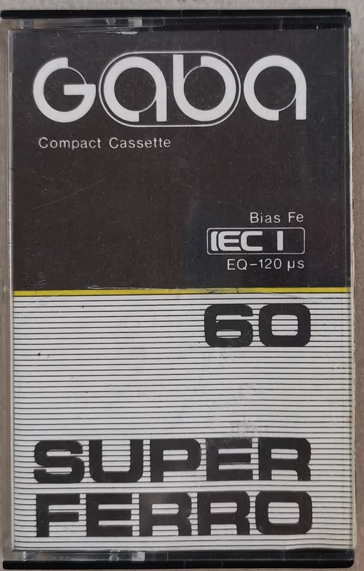 Compact Cassette Gaba 60 Type I Normal Unknown Country