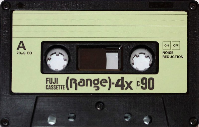 Compact Cassette Fuji Range 4X 90 Type II Chrome 1977 Japan