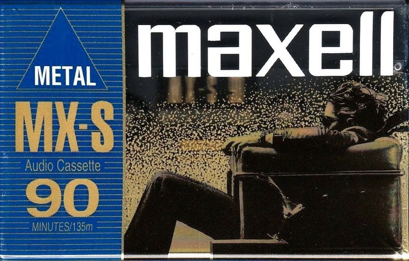 Compact Cassette Maxell MX-S 90 Type IV Metal 1998 North America