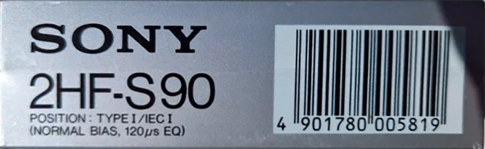 2 pack Sony HF-S 60 Type I Normal 1985 Europe