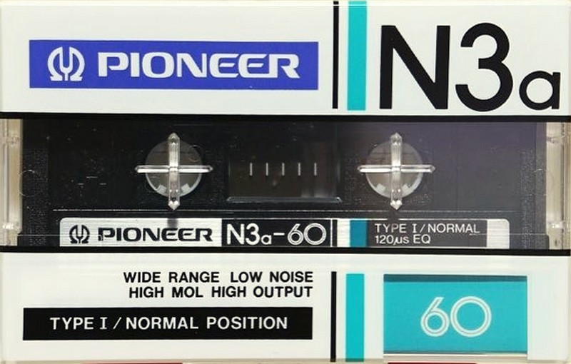 Compact Cassette Pioneer N3a 60 Type I Normal 1982 Japan