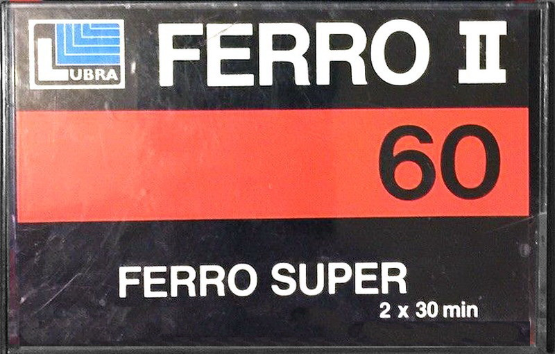 Compact Cassette Lubra 60 "Ferro II" Type I Normal Germany